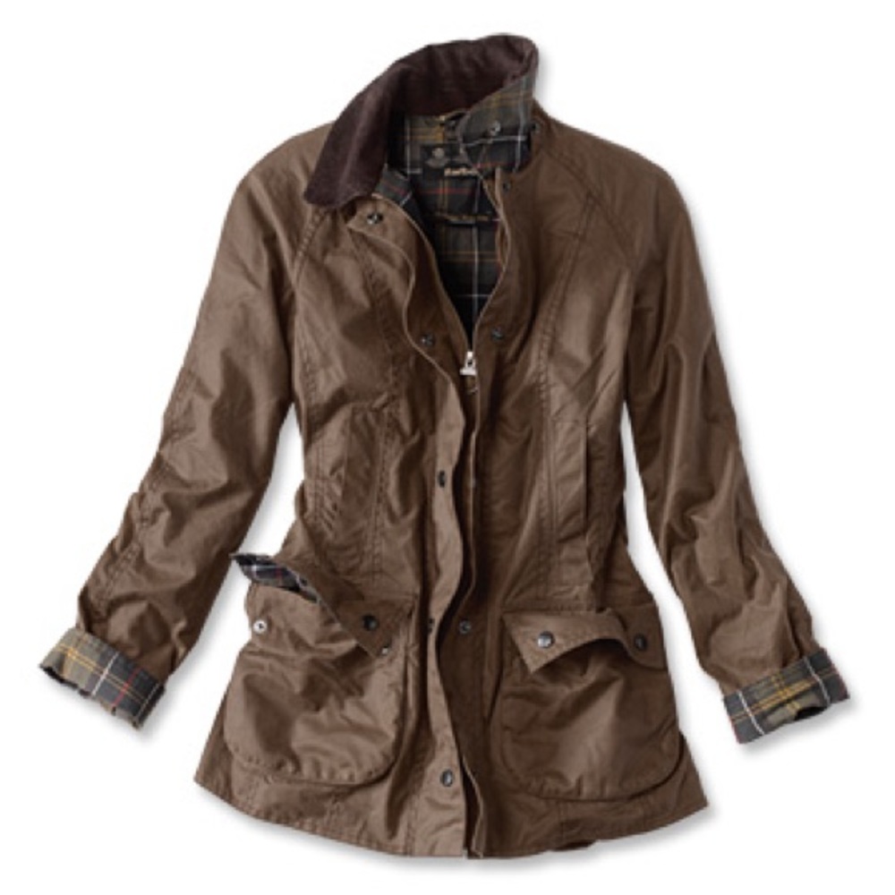 BARBOUR BEADNELL JACKET IN BARK